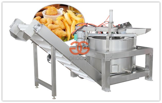 Machine centrifuge de déshuilage d'aliments frits de 800 mm