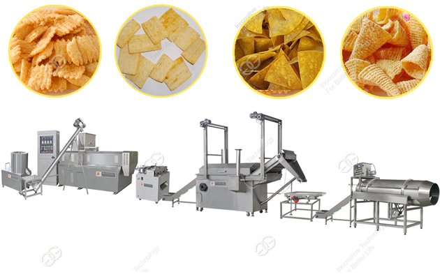 Ligne de traitement des chips tortillas et nachos