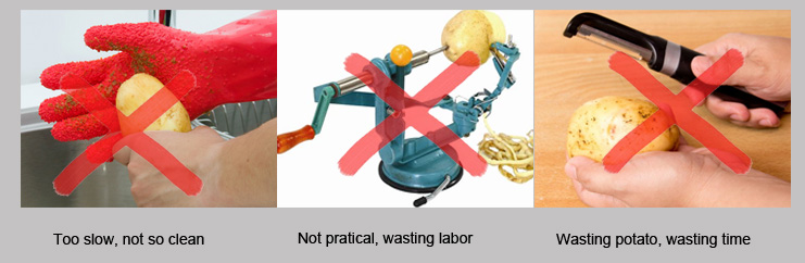 Machine à laver et éplucher les pommes de terre