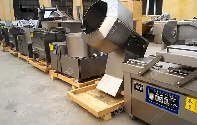 Ligne de production de chips de banane