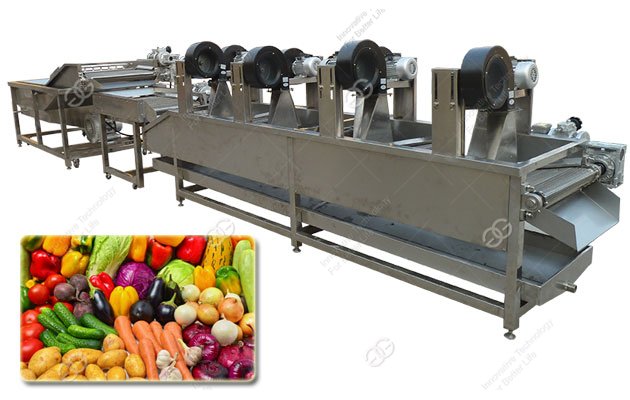 Ligne de machines de nettoyage de légumes