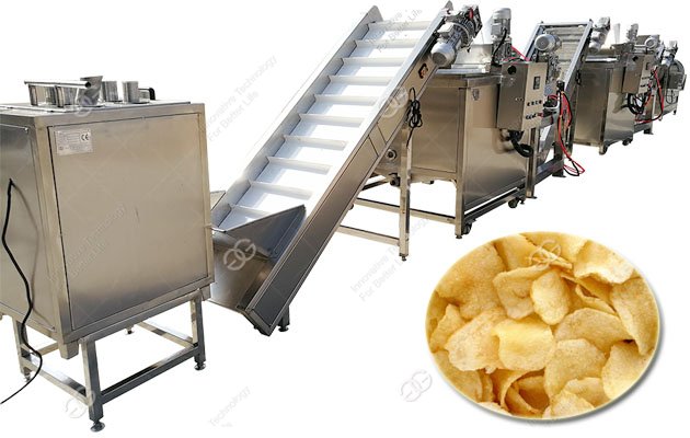 Ligne de production de chips de pommes de terre