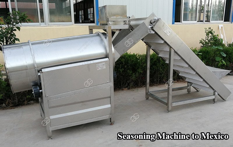 Machine d'enrobage d'assaisonnement pour le Mexique