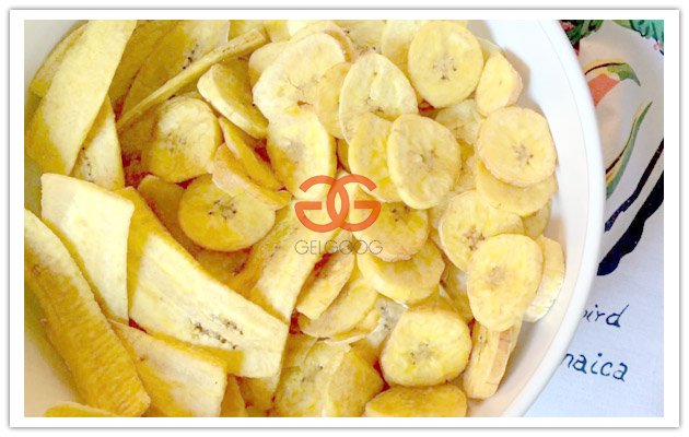 Chips de banane croustillantes