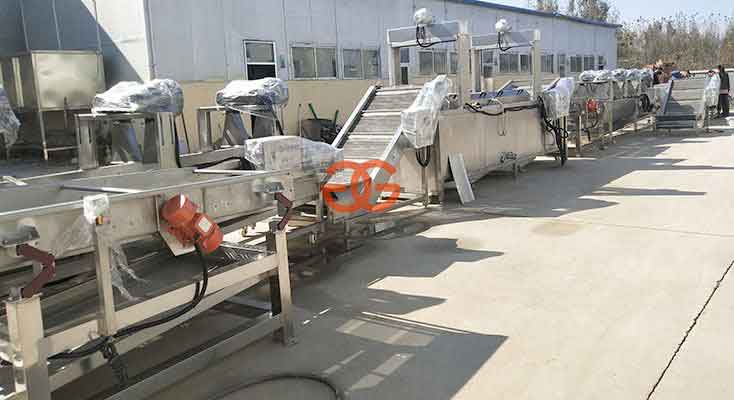 Usine de fabrication de frites de GELGOOG