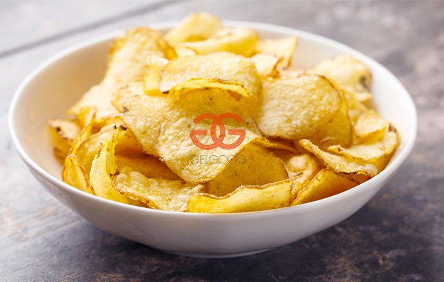 Chips de pommes de terre croustillantes