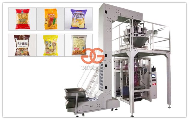 Machine d'emballage automatique de chips de pommes de terre de 5 kg