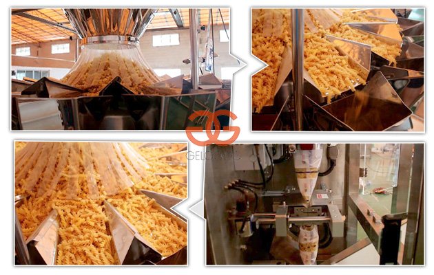 Détails de la machine d'emballage de chips