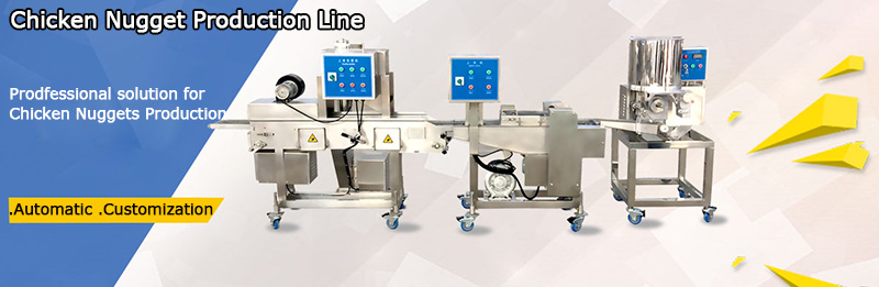 Ligne de production automatique de nuggets de poulet