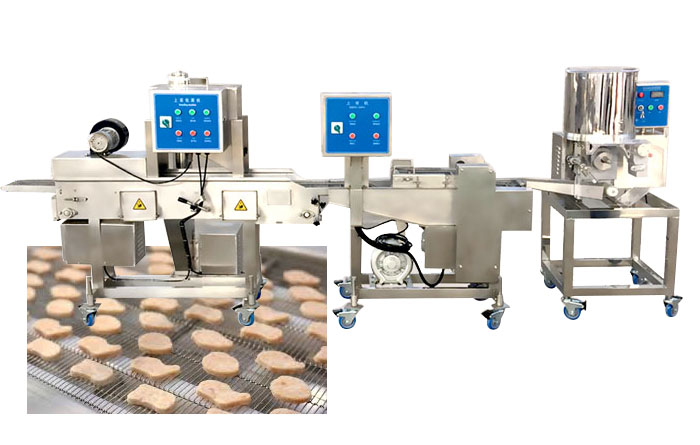 Ligne de production automatique de nuggets de poulet
