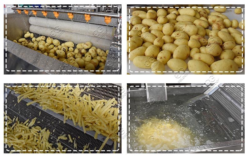 Processus de fabrication des chips de pommes de terre croustillantes