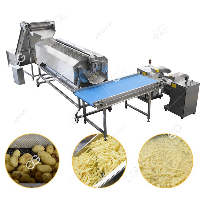 Ligne de production de frites entièrement automatique