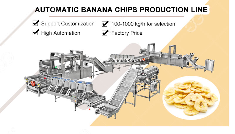 Machine à fabriquer des chips de banane