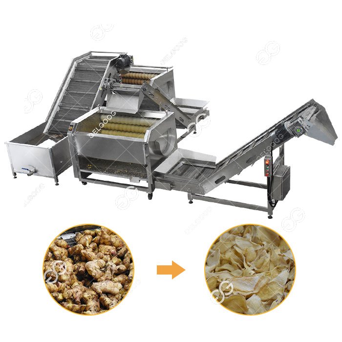 Machine de séchage et de tranchage de gingembre